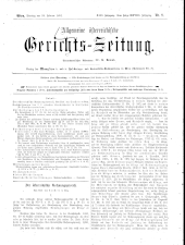 Allgemeine Österreichische Gerichtszeitung