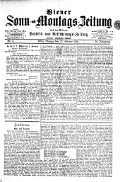 Wiener Sonn- und Montags-Zeitung