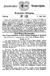 Innsbrucker Nachrichten 18660703 Seite: 1