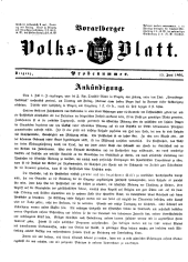 Vorarlberger Volksblatt 18660615 Seite: 1