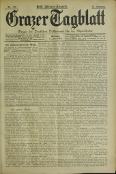 Grazer Tagblatt 19030715 Seite: 1