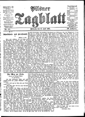 Pilsener Tagblatt 19030715 Seite: 1