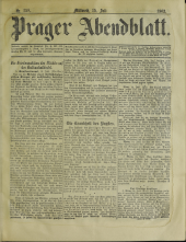 Prager Abendblatt 19030715 Seite: 1