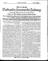 Österreichische Verbands-Feuerwehr-Zeitung 19030720 Seite: 1