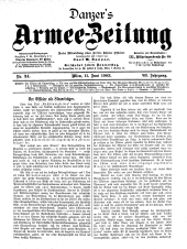 Danzers Armee-Zeitung 19030611 Seite: 1