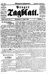 Prager Tagblatt 19030611 Seite: 1