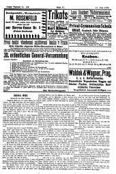 Prager Tagblatt 19030611 Seite: 21