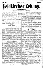 Feldkircher Zeitung 19030613 Seite: 1