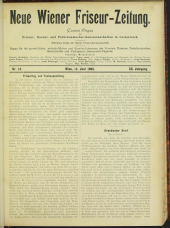 Neue Wiener Friseur-Zeitung 19030615 Seite: 1
