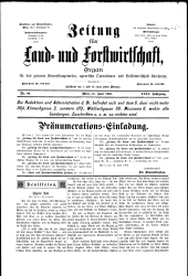 Zeitung für Landwirtschaft 19030615 Seite: 1