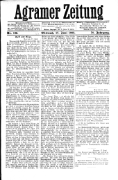 Agramer Zeitung 19030617 Seite: 1