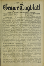 Grazer Tagblatt 19030616 Seite: 1