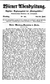 Wiener Abendzeitung 18480613 Seite: 1