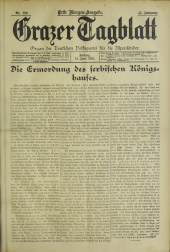 Grazer Tagblatt 19030612 Seite: 1