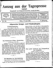 Auszug aus der Tagespresse 19180610 Seite: 9