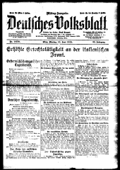 Deutsches Volksblatt 19180610 Seite: 1