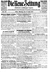Die neue Zeitung 19180610 Seite: 1