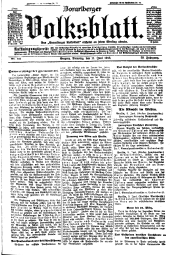 Vorarlberger Volksblatt 19180611 Seite: 1