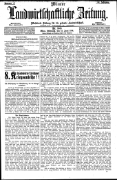 Wiener Landwirtschaftliche Zeitung 19180612 Seite: 1