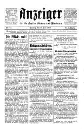 Bludenzer Anzeiger 19180615 Seite: 1