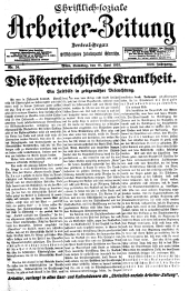 Christlich-soziale Arbeiter-Zeitung 19180615 Seite: 1