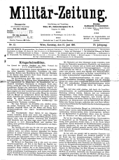 Militär-Zeitung 19180615 Seite: 1