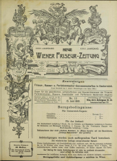 Neue Wiener Friseur-Zeitung 19180615 Seite: 1