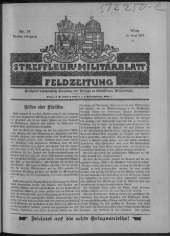 Streffleur's Militärblatt 19180615 Seite: 1