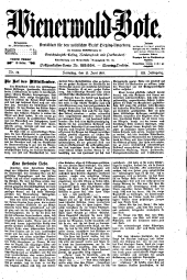 Wienerwald-Bote 19180615 Seite: 1