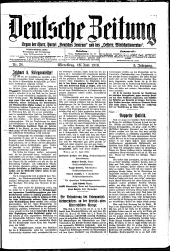 Deutsche Zeitung 19180616 Seite: 1