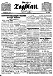 Prager Tagblatt 19130609 Seite: 1