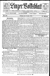 Linzer Volksblatt 19130610 Seite: 1
