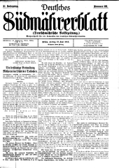 Deutsches Südmährerblatt 19130613 Seite: 1