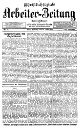 Christlich-soziale Arbeiter-Zeitung 19130614 Seite: 1