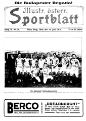 Illustriertes (Österreichisches) Sportblatt 19130614 Seite: 1