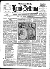 Österreichische Land-Zeitung 19130614 Seite: 1