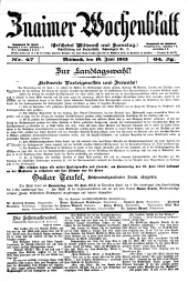 Znaimer Wochenblatt