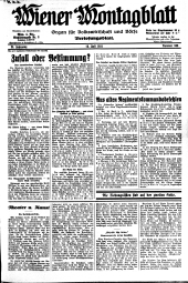 Wiener Montagblatt 19310713 Seite: 1