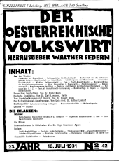 Der österreichische Volkswirt 19310718 Seite: 1