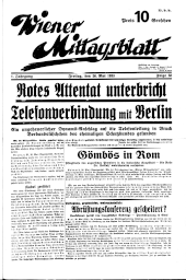 Wiener Mittagsblatt 19330526 Seite: 1