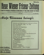 Neue Wiener Friseur-Zeitung