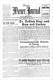 Neues Wiener Journal 19330529 Seite: 1