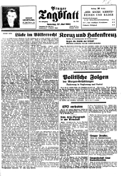 Prager Tagblatt 19330527 Seite: 1