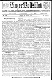 Linzer Volksblatt 19130525 Seite: 1