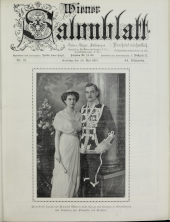 Wiener Salonblatt 19130525 Seite: 1