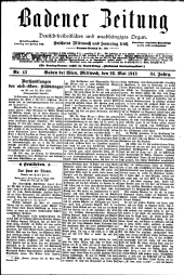 Badener Zeitung 19130528 Seite: 1