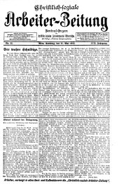 Christlich-soziale Arbeiter-Zeitung 19130531 Seite: 1