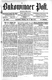 Bukowinaer Post 19130527 Seite: 1