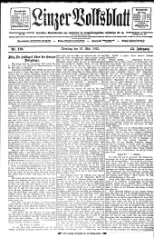 Linzer Volksblatt 19130527 Seite: 1