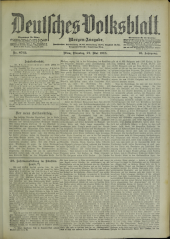 Deutsches Volksblatt 19130527 Seite: 1